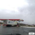Reckless tan Lincoln reported near Wellsville Maverik
