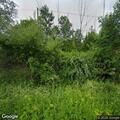 Lawnmower fire burning in woods behind residence