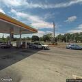 Smoking vehicle checked at gas station, no hazard