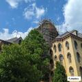 Distressed woman spotted running in main building