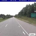 Erratic red Mercedes on Route 6 toward Willimantic