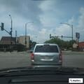 Traffic lights flashing red on West 59th Street