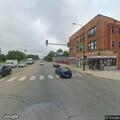 Traffic lights flashing red at 57th and Ashland