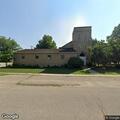 Traffic stop of gray Toyota 4Runner near church