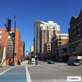 Traffic lights flashing red at State and Roosevelt