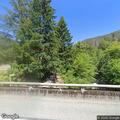 Large boulders blocking lanes on Highway 199