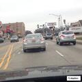 Traffic stop on I-290 westbound at 1st Avenue