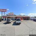 Male epileptic about to have seizure at Starbucks