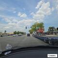 Traffic stop at York and Industrial in Elmhurst