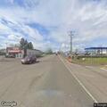 Trailer blocks westbound lane on Airport Road