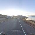 Twisted metal debris in I-84 westbound passing lane