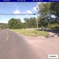 Tree on wires partially blocking Route 44