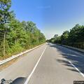 Disabled vehicle with flat tire on Route 3 northbound
