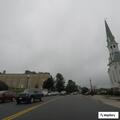 Traffic stop for lane violations on Main Street