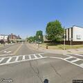Disabled car blocking roadway on East Church