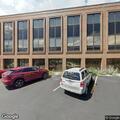 person having trouble breathing at health center