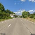 Report of past car deer collision on I-86 westbound