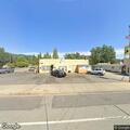 Moped fire in supermarket parking lot