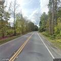 Active roadside fire with downed power lines