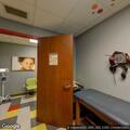 Person experiencing difficulty breathing at care center