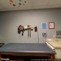 Person experiencing difficulty breathing at healthcare facility
