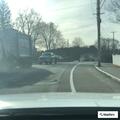 Crash with airbag deployment on Route 24 ramp