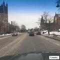 Person banging on church doors in Norwood