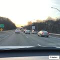 Car and motorcycle crash on Route 24 north