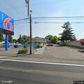 Traffic stop at Motel 6 front parking lot
