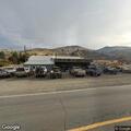 Hay bale fire on semi truck on Highway 395