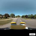 Driver blowing horn and causing disturbance