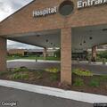 Person refusing to leave hospital property