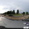 Traffic stop at Enterprise parking lot