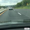 Elderly man flags cars on Route 9 near Town Fair Tire