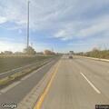 Grass fire on eastbound I-94 at Oakwood
