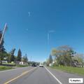 Motorcycle and car crash injures rider on 9W