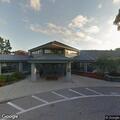 Person vomiting near Babson College outdoor area