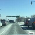 Two-car collision at North Wayne and Ford