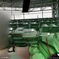 Guards fighting at Comerica Park in Detroit