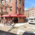 Person having a cardiac emergency in Boston pizzeria
