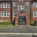 Burst pipe at old middle school on Pauline Street