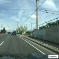 Disabled car partially blocking Table Rock Road
