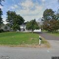 Power line hanging over road in Wayland