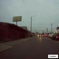 Auto accident with leaning utility pole