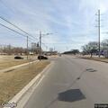 Power line fire on East 8 Mile Road
