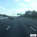Disabled car in travel lane on I-95 northbound