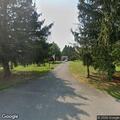 Car crash with possible impaired driver on lawn