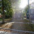 Trees on power lines near Amherst Road in Pleasant Ridge
