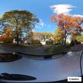 Cars parked for party causing traffic hazard