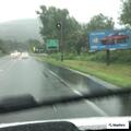 Person lying in Route 8 breakdown lane